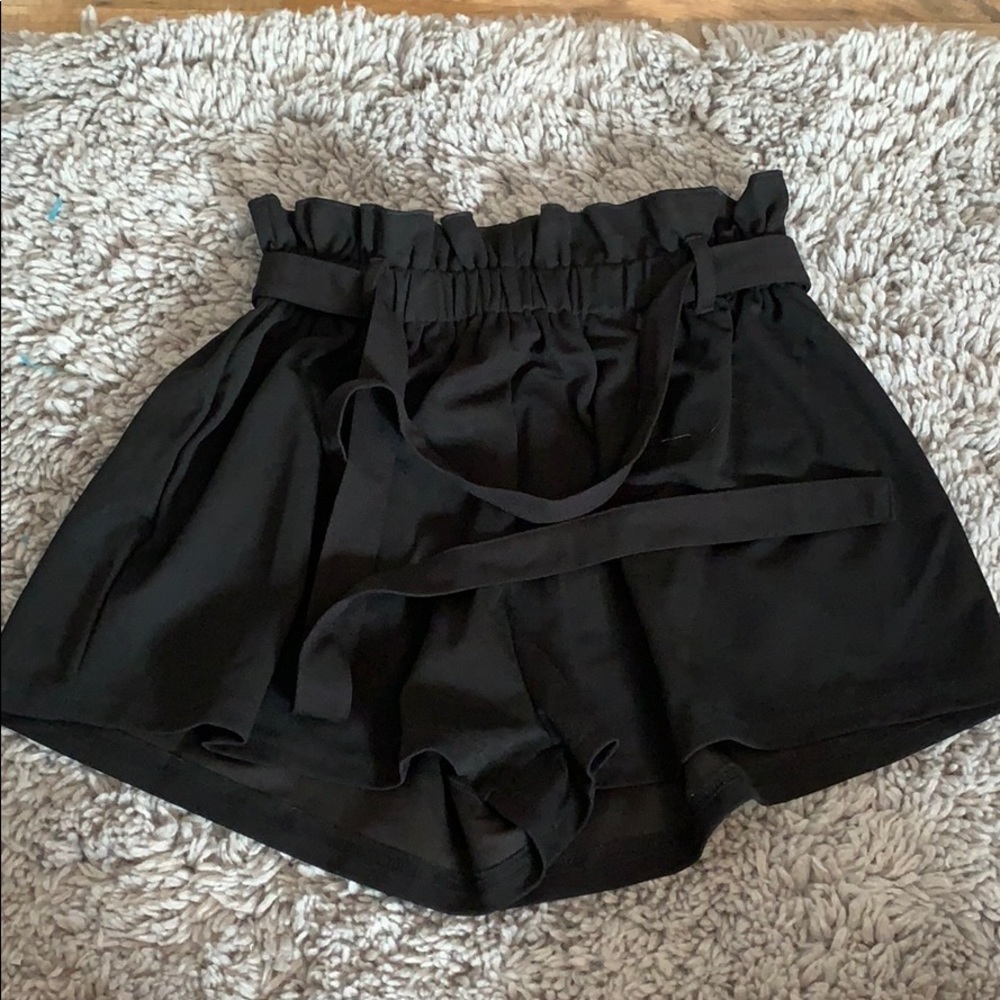 Black Tie Shorts